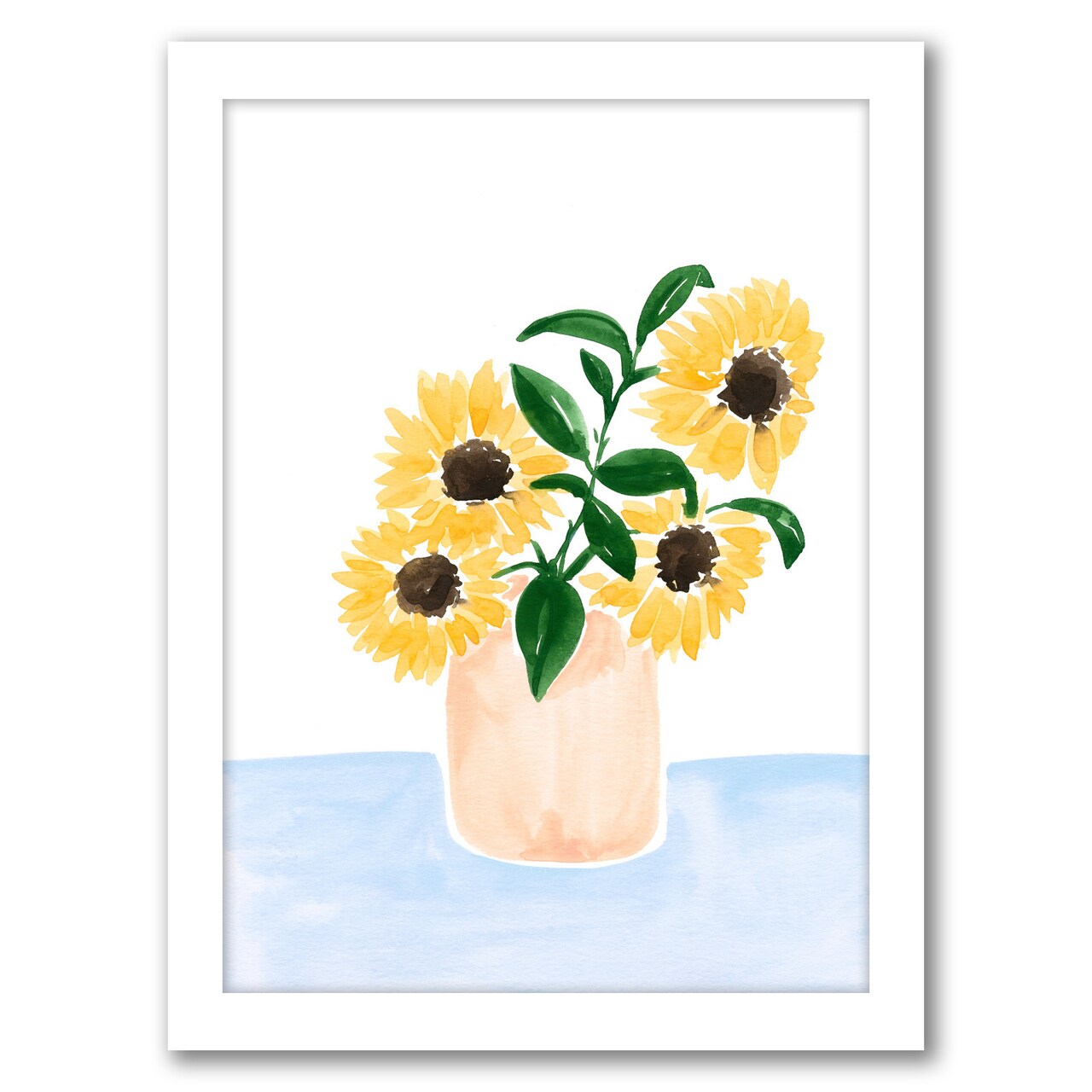 Sunflowers In A Vase by Sabina Fenn Frame  - Americanflat